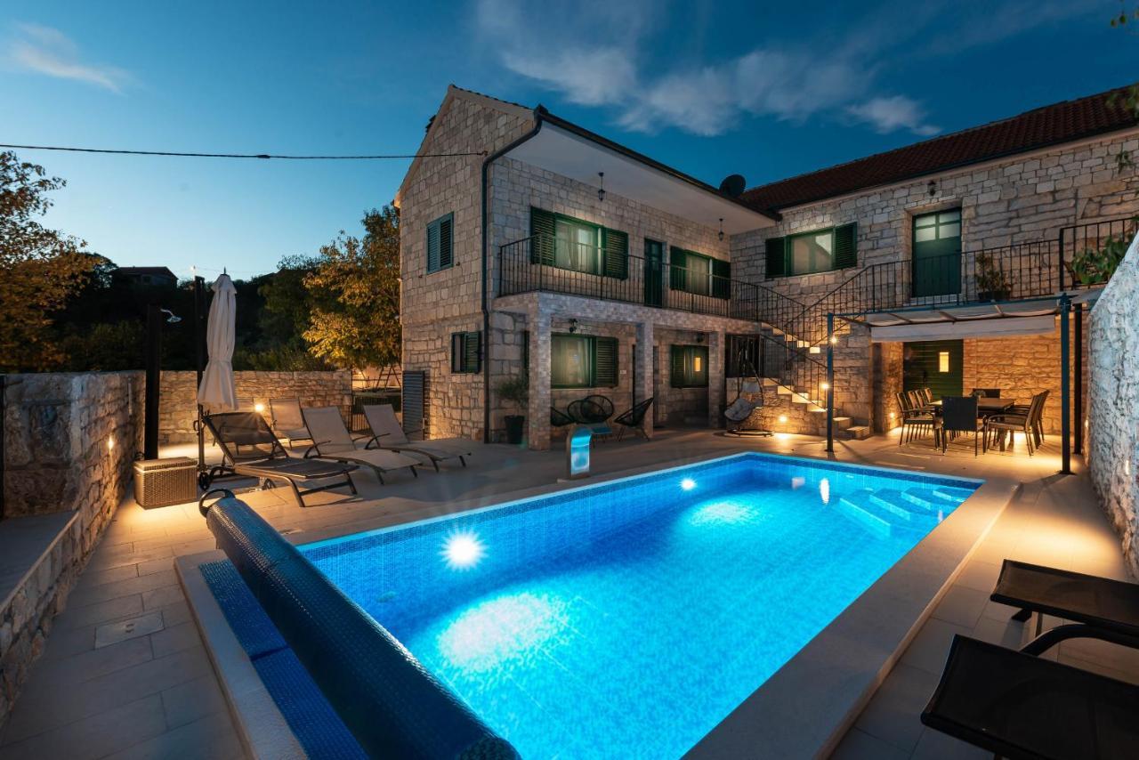 Stone Villa Didovi Snovi With Heated Pool Lisane Ostrovicke المظهر الخارجي الصورة